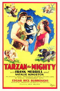 Tarzan the Mighty Movie Poster Print showcasing iconic adventure artwork.
