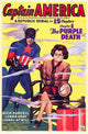 Captain America Movie Poster showcasing iconic superhero artwork.