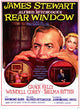 Rear Window Movie Poster Print featuring classic Hitchcock film art.