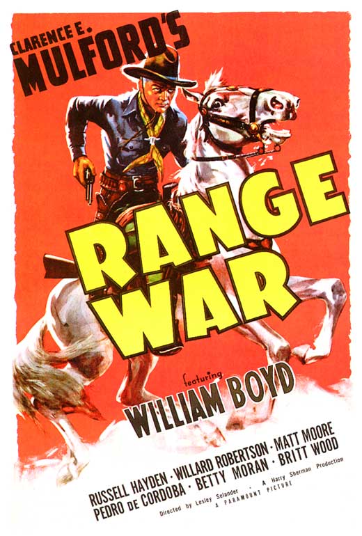 Range War Movie Poster Print showcasing cinematic artwork