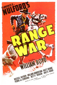 Range War Movie Poster Print showcasing cinematic artwork