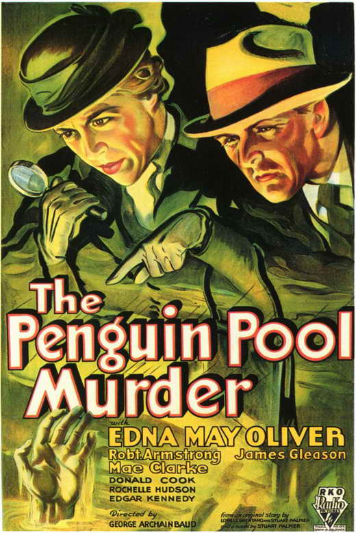 The Penguin Pool Murder Movie Poster Print featuring classic film art.