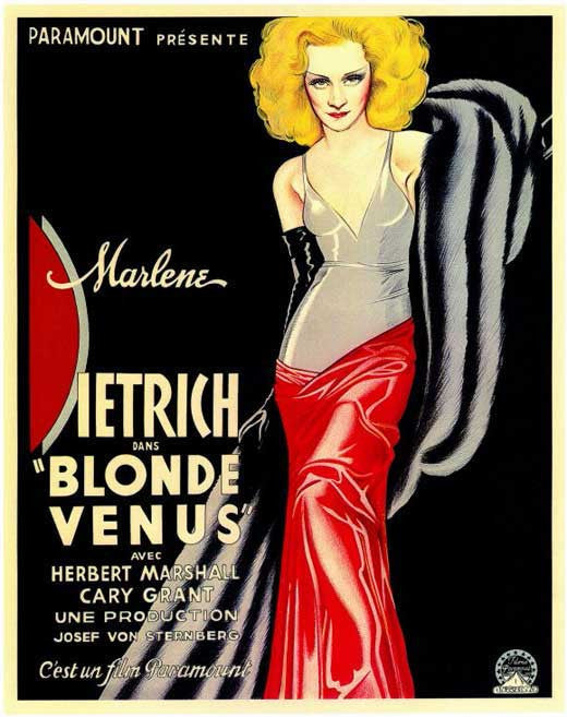 Blonde Venus Movie Poster Print - 11 x 17 Size