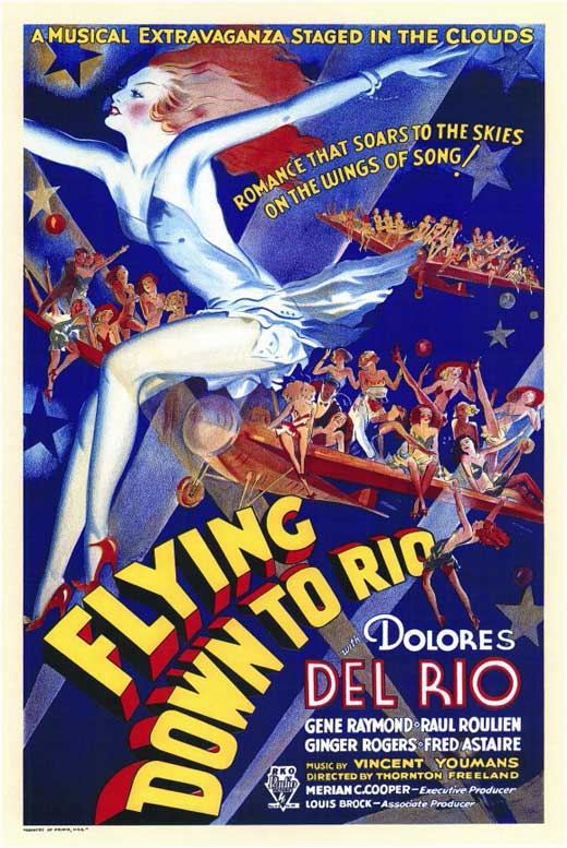 Flying Down to Rio Movie Poster Print showcasing classic cinema.