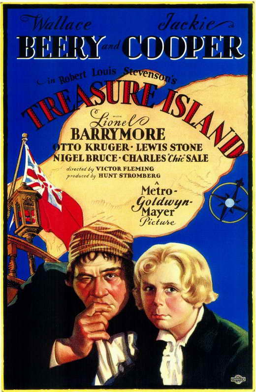 Treasure Island Movie Poster Print showcasing classic film art.