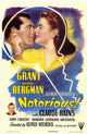 Notorious Movie Poster Print showcasing classic film art