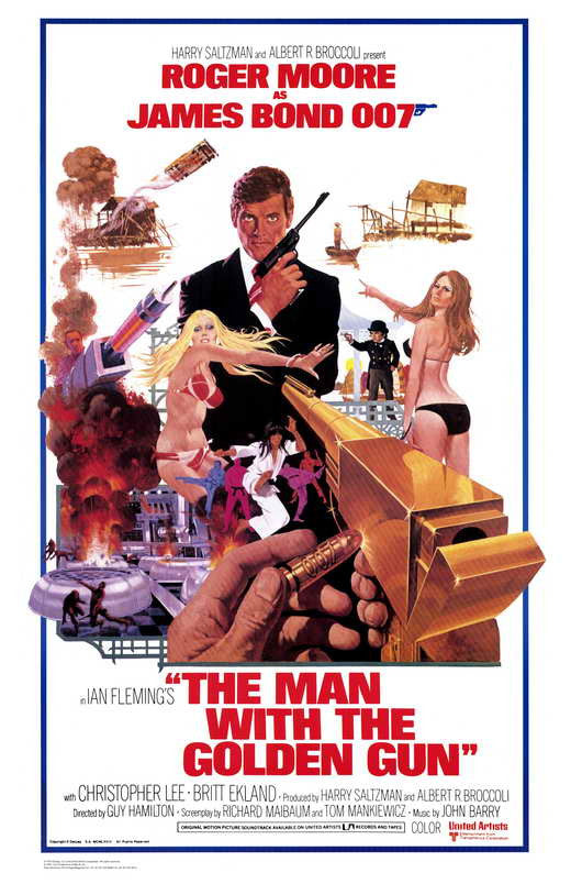The Man with the Golden Gun Movie Poster Print (11x17)