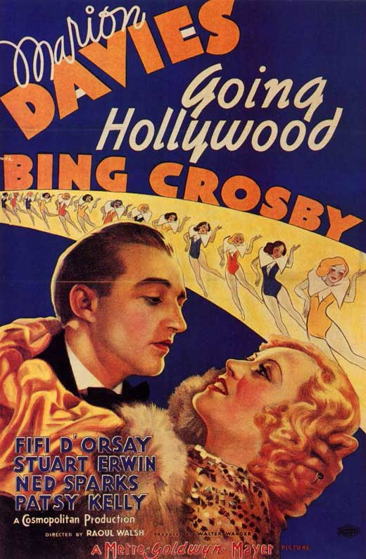Going Hollywood Movie Poster Print showcasing vibrant colors and dynamic design.