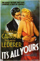It's All Yours Movie Poster Print showcasing determination and ambition.