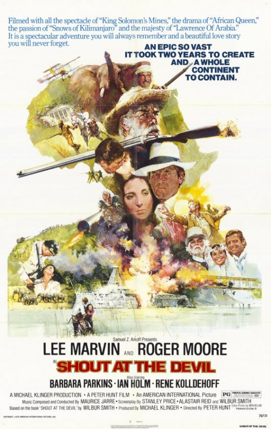 Shout at the Devil Movie Poster Print showcasing classic cinema art.