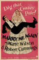 Marry Me Again Movie Poster Print featuring romantic imagery.