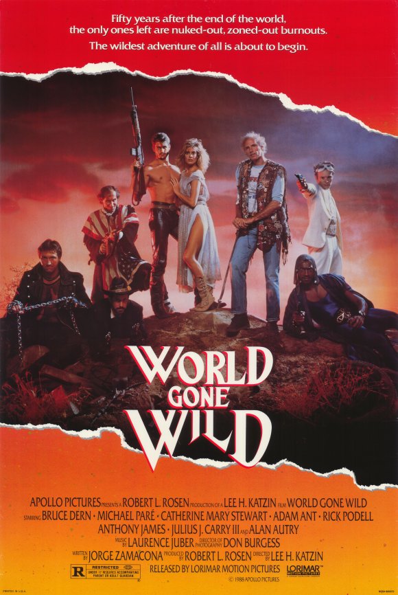 World Gone Wild Movie Poster Print showcasing a thrilling cinematic scene.