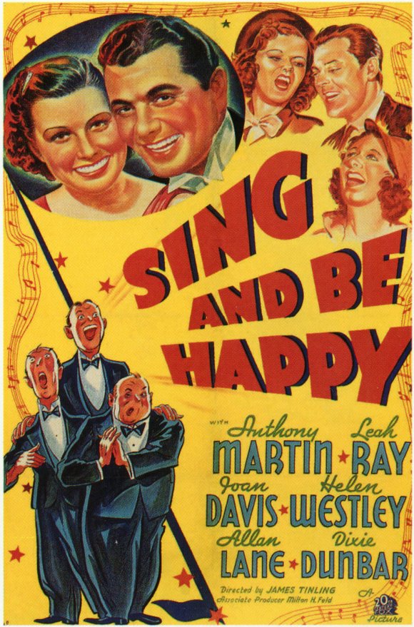 Sing and Be Happy Movie Poster Print showcasing vibrant colors and joyful theme.