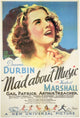 Mad About Music Movie Poster Print showcasing vibrant musical themes.