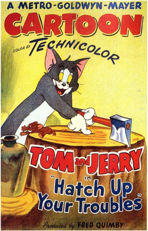 Hatch Up Your Troubles Movie Poster Print showcasing vibrant colors and classic cinema theme.