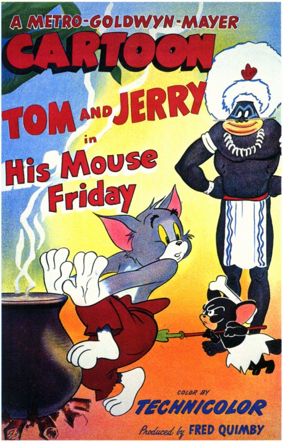 His Mouse Friday Movie Poster Print featuring whimsical imagery.