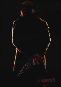 Unforgiven Movie Poster Print showcasing iconic Western imagery.