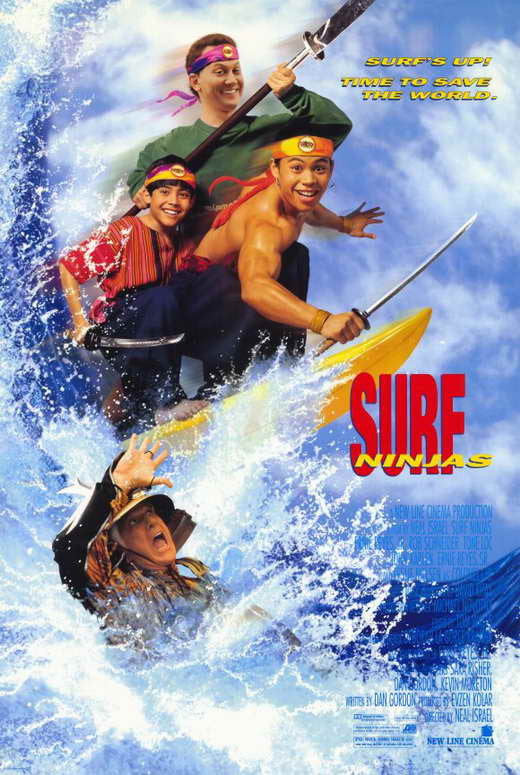 Surf Ninjas Movie Poster Print (11x17) - Pop Culture Graphics