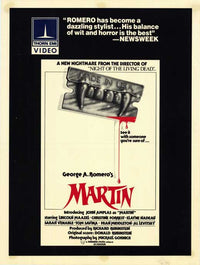 Martin Movie Poster Print showcasing classic film art.