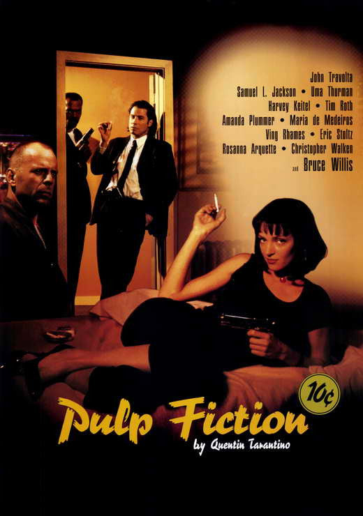 Pulp Fiction Movie Poster Print 11x17 | Posterazzi