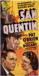 San Quentin Movie Poster Print showcasing dramatic film artwork.