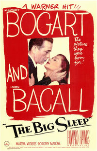 The Big Sleep Movie Poster Print showcasing classic film artwork.