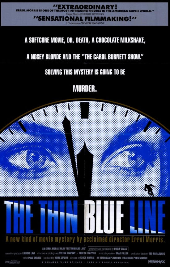 The Thin Blue Line Movie Poster Print 11x17