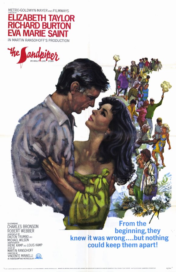 The Sandpiper Movie Poster Print featuring classic cinema art.