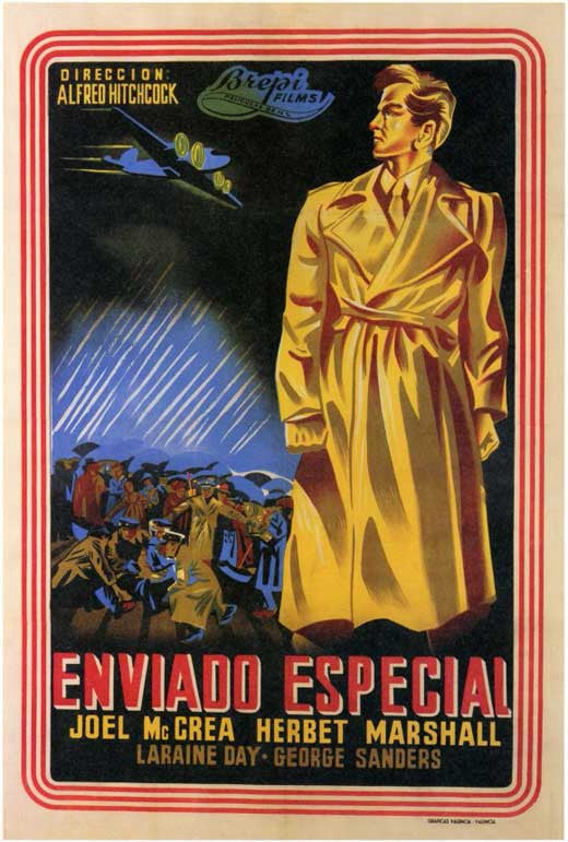 Foreign Correspondent Movie Poster Print (11x17) - Classic Film Art