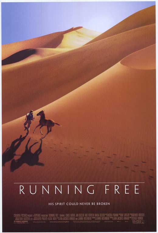 Running Free Movie Poster Print showcasing adventure and freedom.