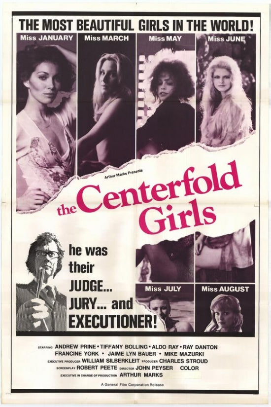 The Centerfold Girls Movie Poster Print featuring vibrant visuals.