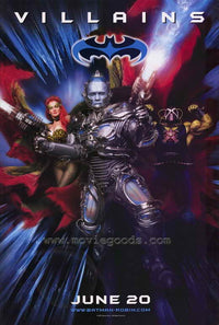 Batman and Robin Movie Poster Print showcasing the iconic duo in action.