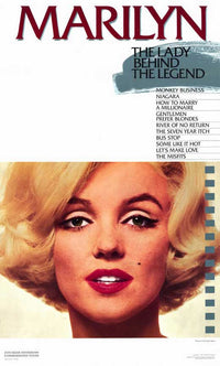 Marilyn Monroe Movie Poster Print showcasing the iconic Hollywood star.