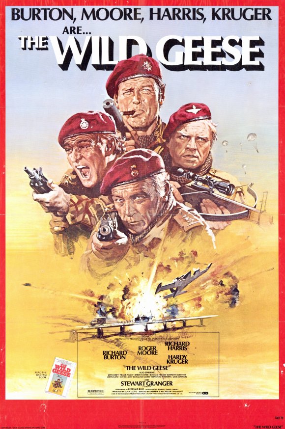 The Wild Geese Movie Poster Print, featuring iconic film imagery.