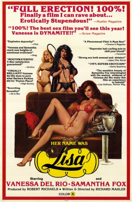 Her Name Was Lisa movie poster print showcasing vibrant colors and details.