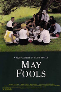 May Fools Movie Poster Print showcasing vibrant colors and whimsical design.