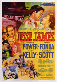 Jesse James Movie Poster Print (11x17) | Pop Culture Graphics