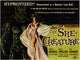 The She-Creature Movie Poster Print 11x17 featuring vintage horror art.