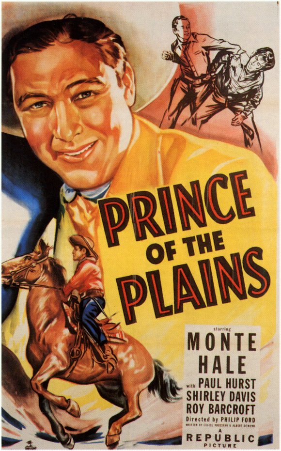 Prince of the Plains Movie Poster Print showcasing vibrant colors and classic film artistry.