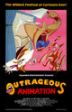 Outrageous Animation Movie Poster Print showcasing vibrant colors and whimsical design.