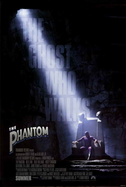 The Phantom Movie Poster Print showcasing classic cinema art.