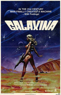 Galaxina Movie Poster Print showcasing classic cinema artwork.