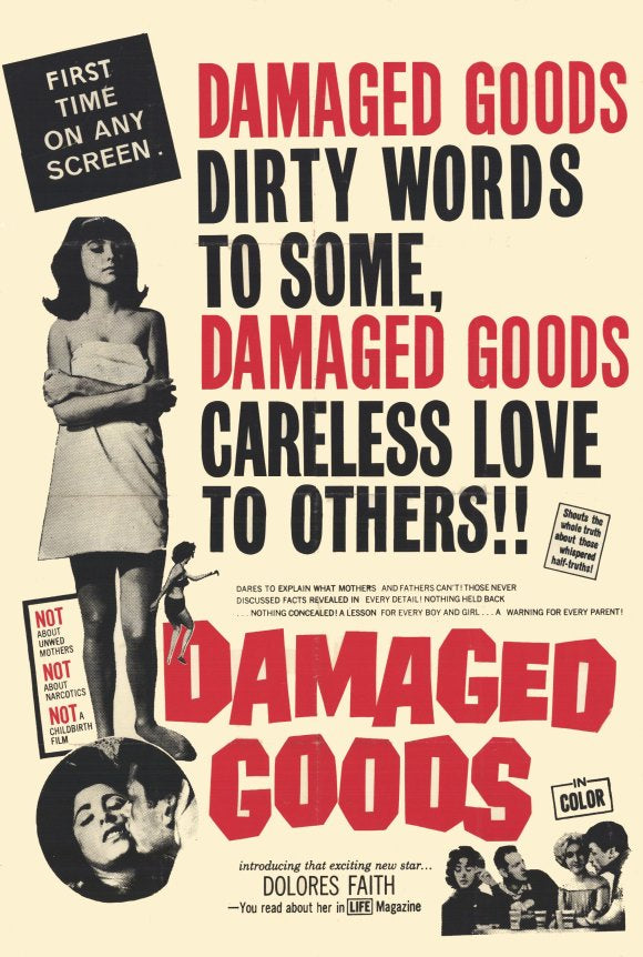 Damaged Goods Movie Poster Print showcasing vibrant cinematic imagery.