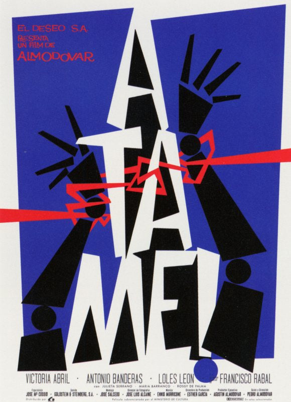 Tie Me Up! Tie Me Down! Movie Poster Print 11 x 17
