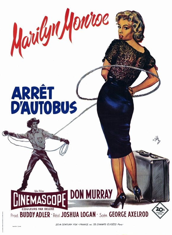 Bus Stop Movie Poster Print showcasing classic cinema artwork.