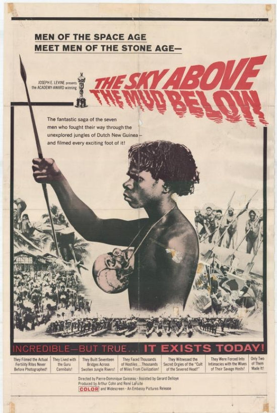 The Sky Above, the Mud Below movie poster print.