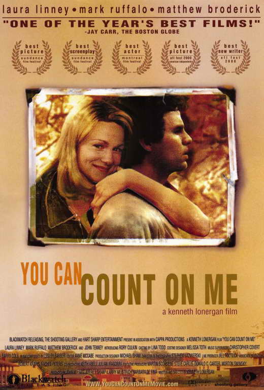 You Can Count On Me Movie Poster showcasing friendship and loyalty themes.