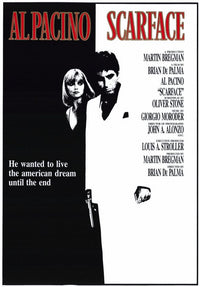 Scarface Movie Poster Print 11x17 | Classic Film Art