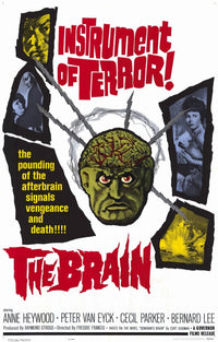 The Brain Movie Poster Print featuring vibrant colors and unique design.
