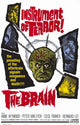 The Brain Movie Poster Print featuring vibrant colors and unique design.